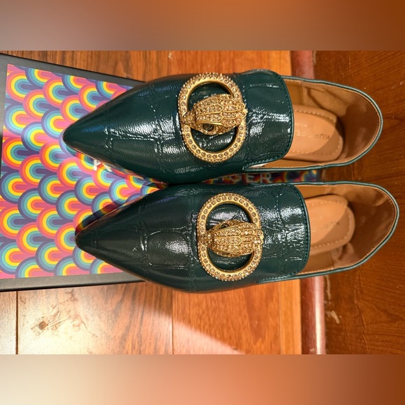 Kurt Geiger Emerald Loafers with Gold Accent - Picture 3 of 7